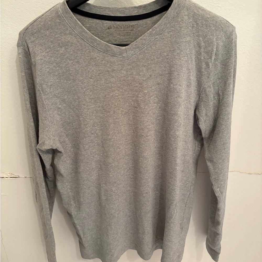 Hang Ten Light Gray Men's V-Neck Sweatshirt